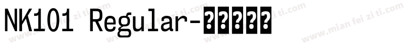 NK101 Regular字体转换